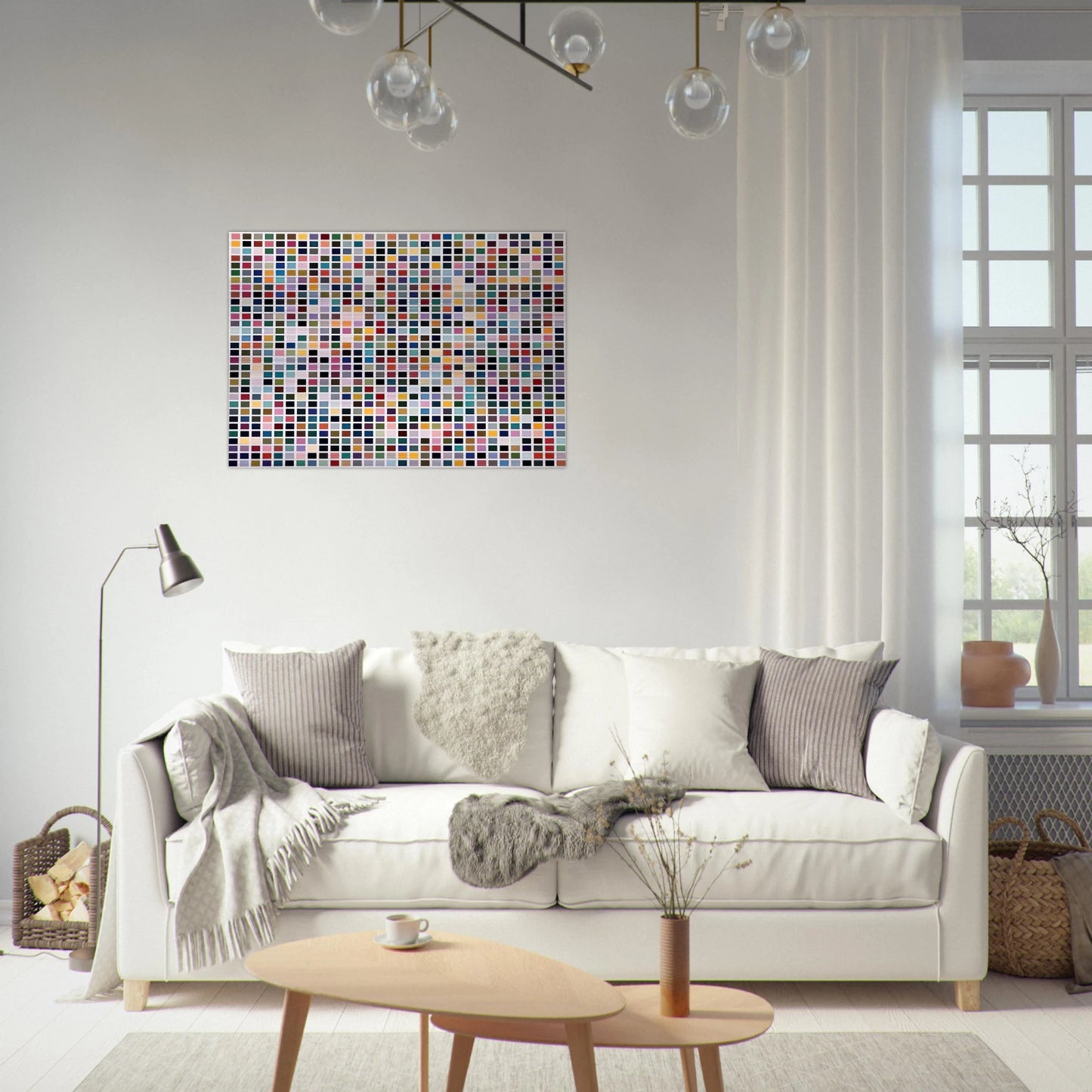 1024 COLOURS 1973 - Gerhard Richter Brushed Aluminum Print - 70x100 cm / 28x40 inches | Gerhard Richter Aluminum Print | Gerhard Richter Prints