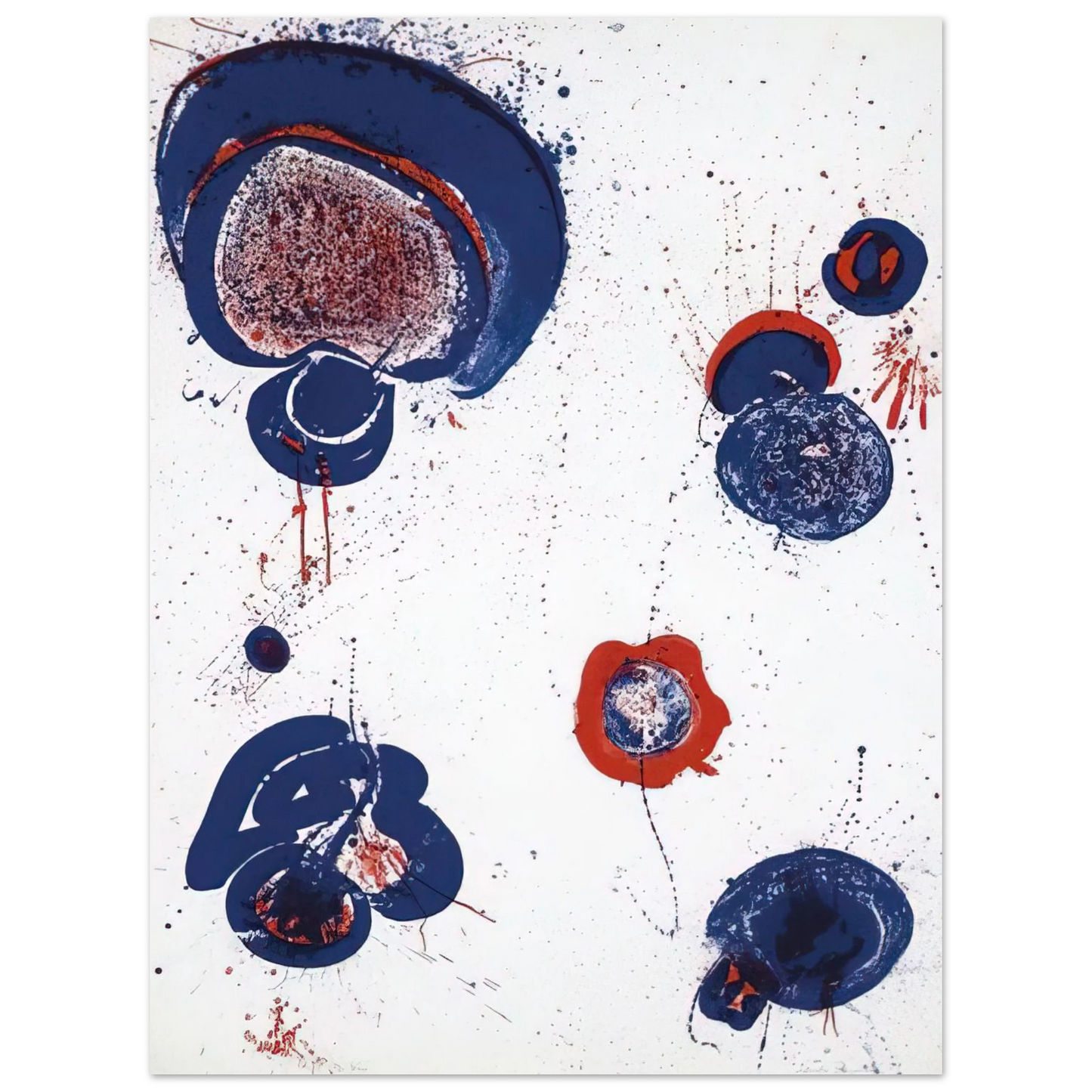 Sam Francis - Chinese Planet Fine Art Poster - Default Title