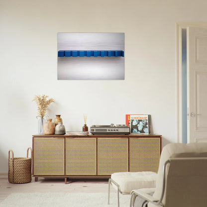 Untitled Bernstein 88-26 - 1988 - Donald Judd Brushed Aluminum Print - 70x100 cm / 28x40 inches | Donald Judd Aluminum Print | Donald Judd Prints