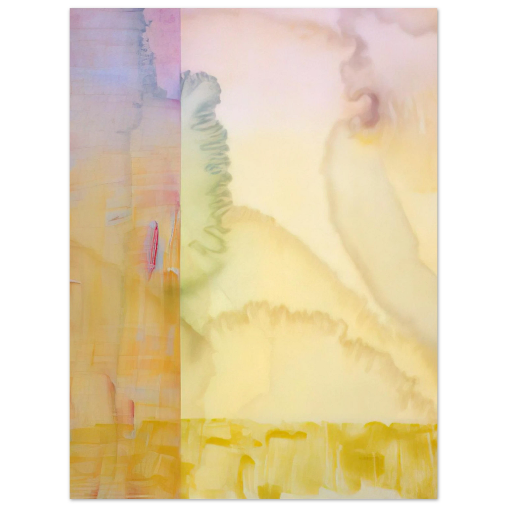 Ronnie Landfield - Goldenrods - 1975 Fine Art Poster - Default Title