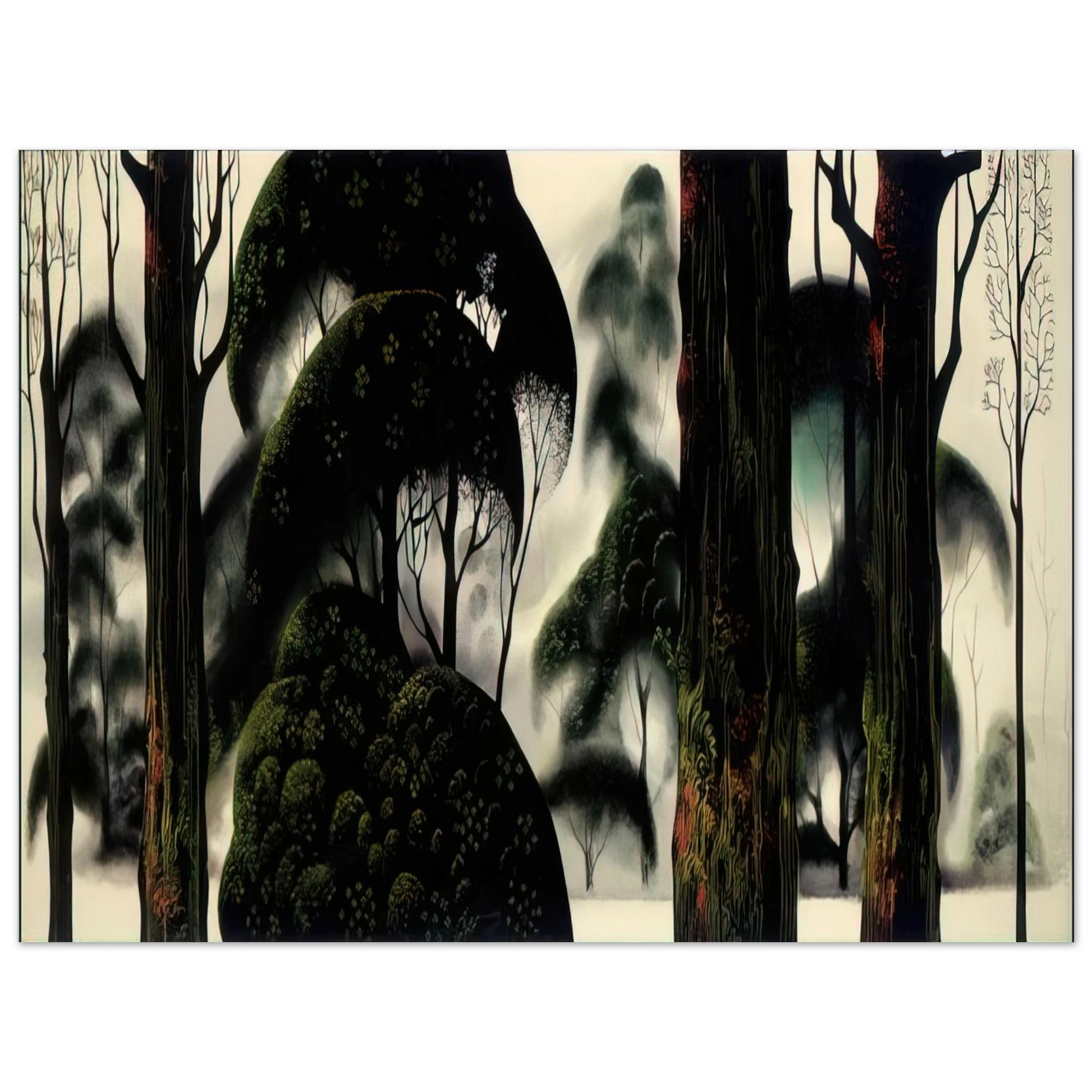 Eyvind Earle - Forest Magic Fine Art Poster - Default Title