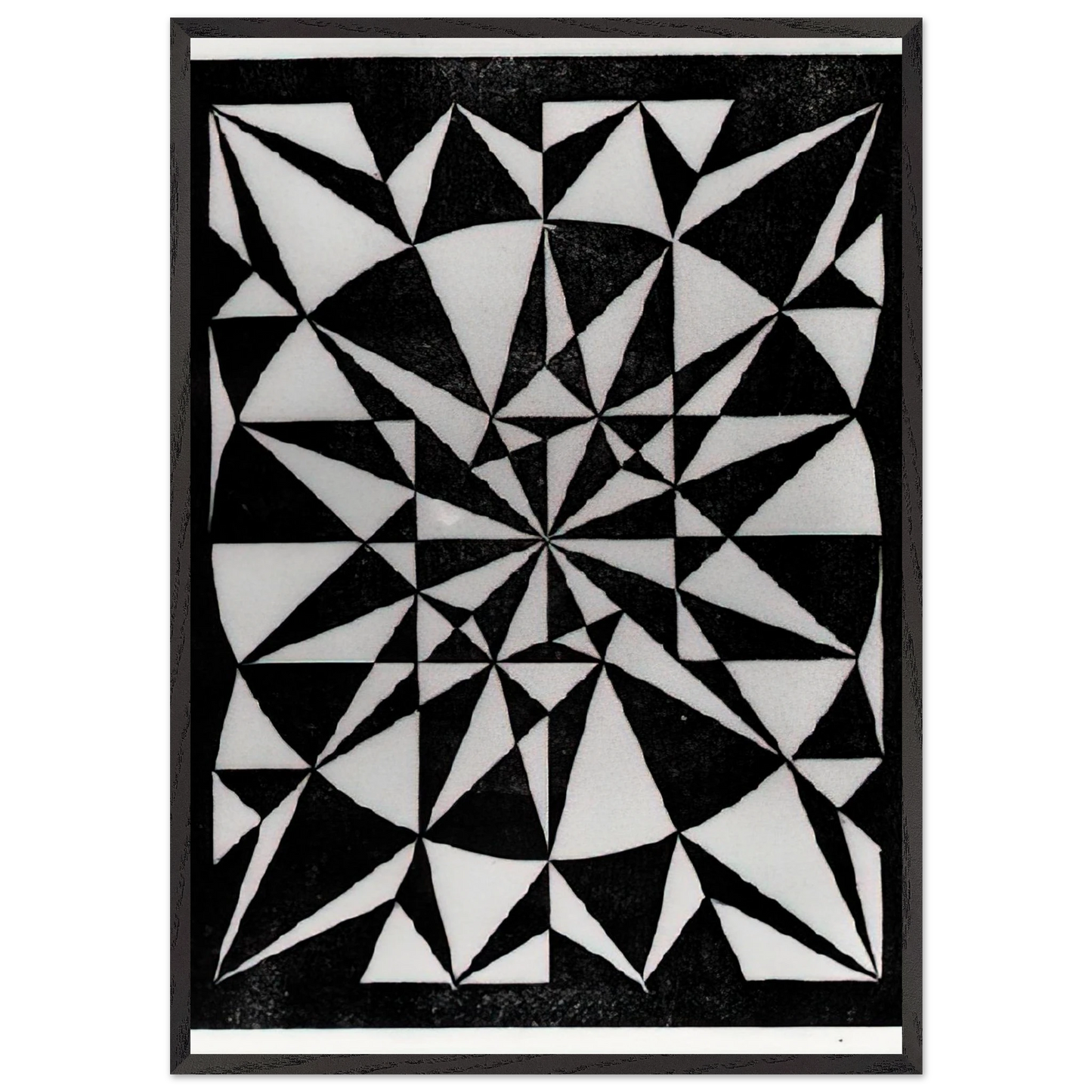 FLOR DE PASCUA BEAUTIFUL - MC Escher Framed Art Print – Black Wooden Frame - Default Title - -Framed Art Print