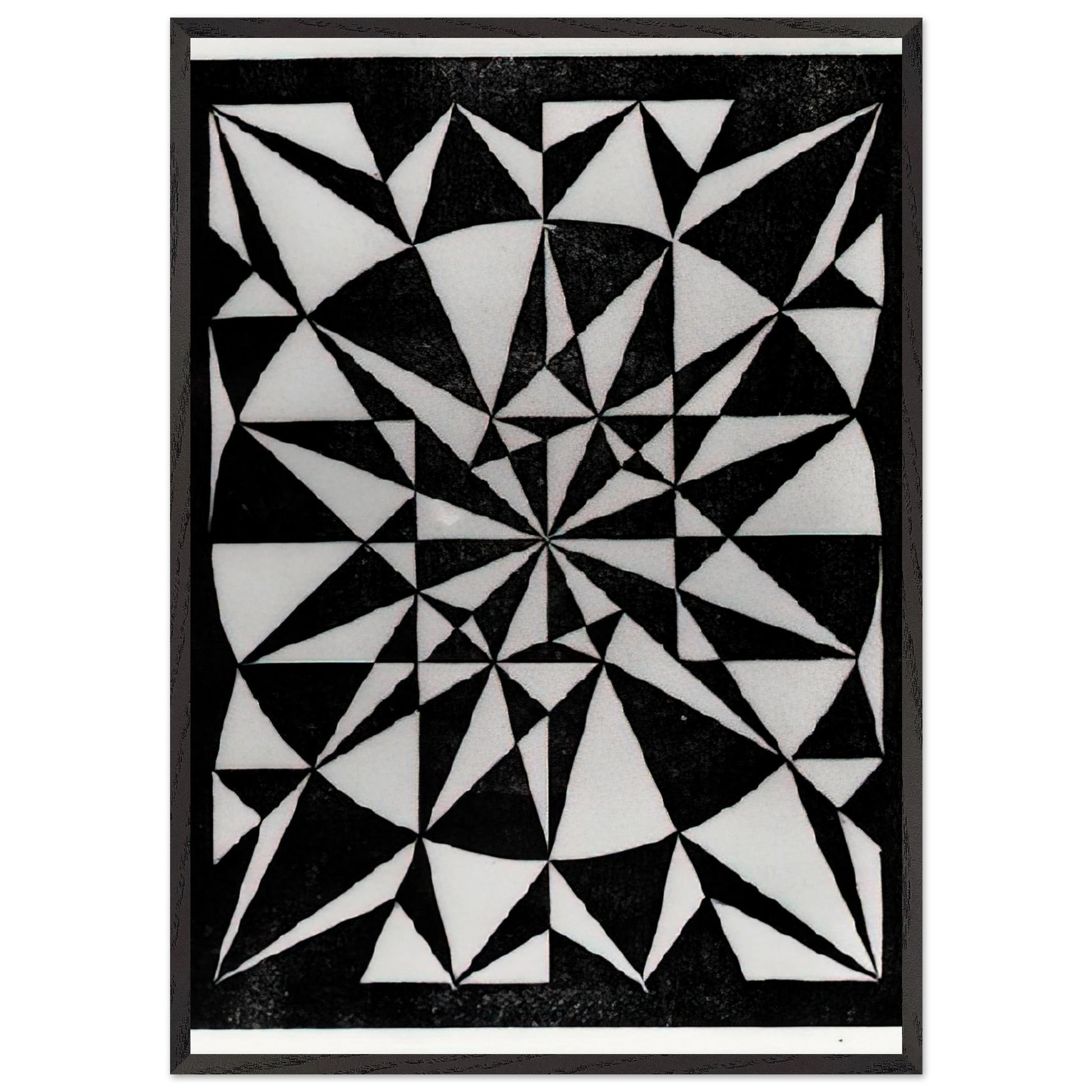 FLOR DE PASCUA BEAUTIFUL - MC Escher Framed Art Print – Black Wooden Frame - Default Title - -Framed Art Print