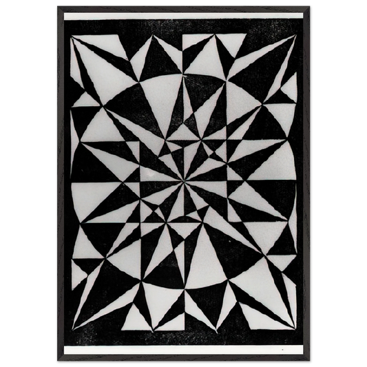 FLOR DE PASCUA BEAUTIFUL - MC Escher Framed Art Print – Black Wooden Frame - Default Title - -Framed Art Print