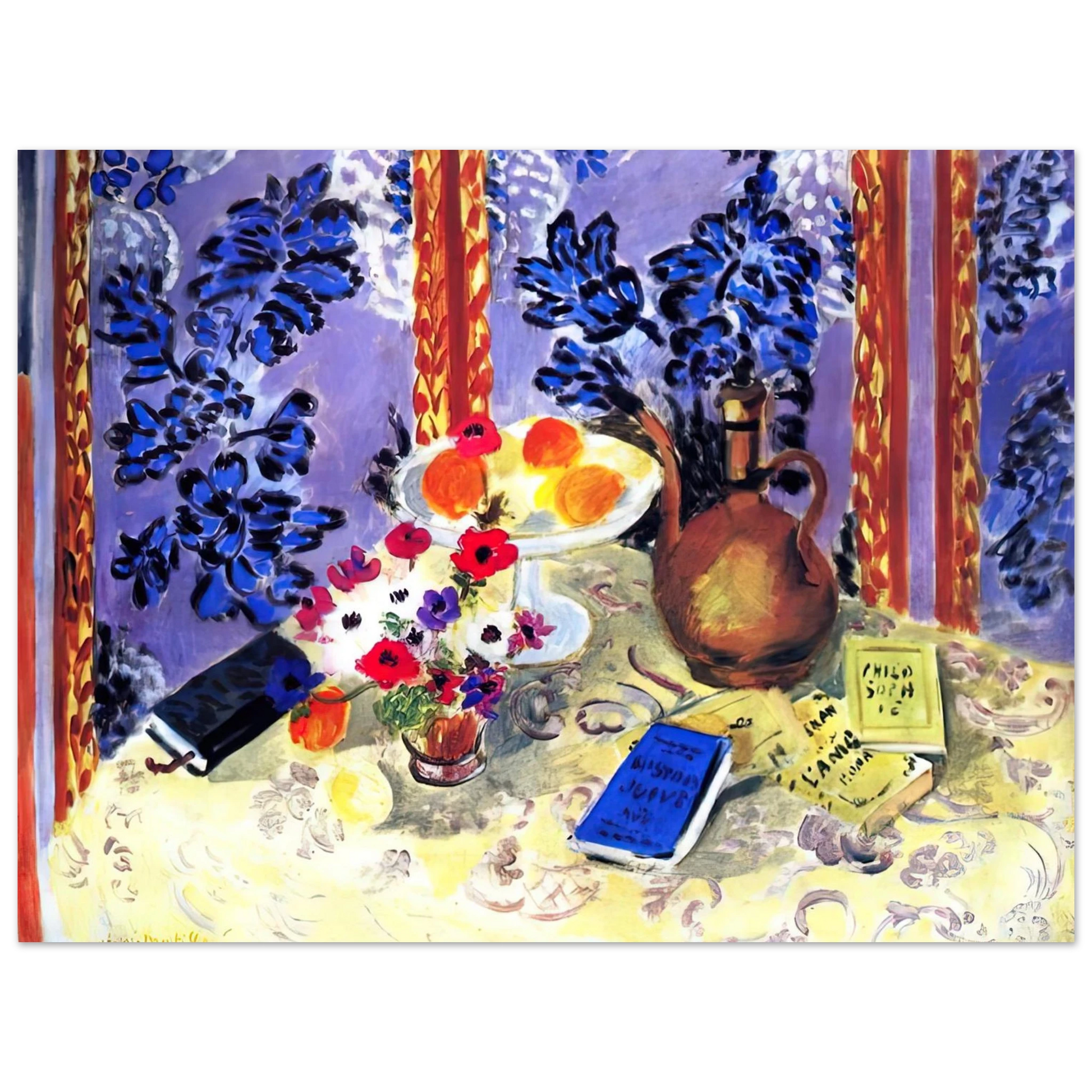 Henri Matisse - STILL LIFE HISTOIRES JUIVES 1924 Fine Art Poster - Default Title