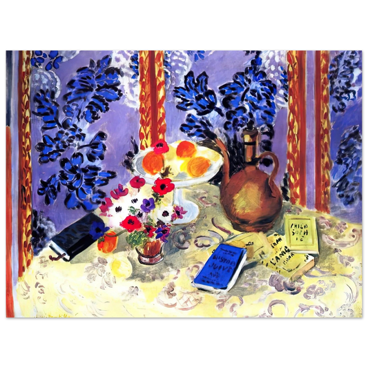 Henri Matisse - STILL LIFE HISTOIRES JUIVES 1924 Fine Art Poster - Default Title