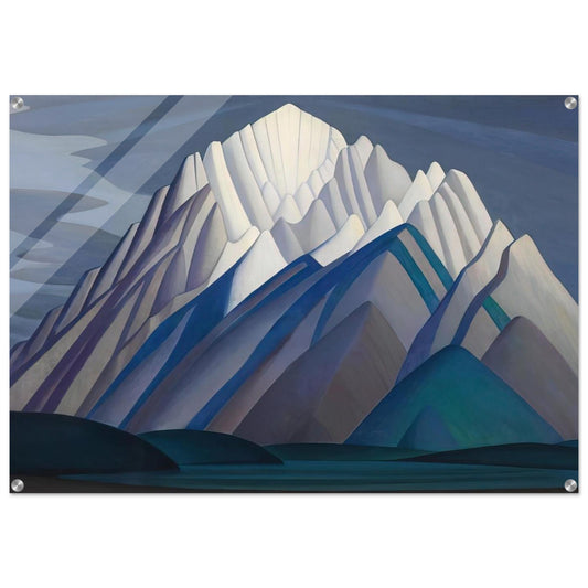 Mountain Forms - 1926 - Lawren Harris Acrylic Print - 70x100 cm / 28x40″ inches | Lawren Harris Wall Art | Lawren Harris Prints
