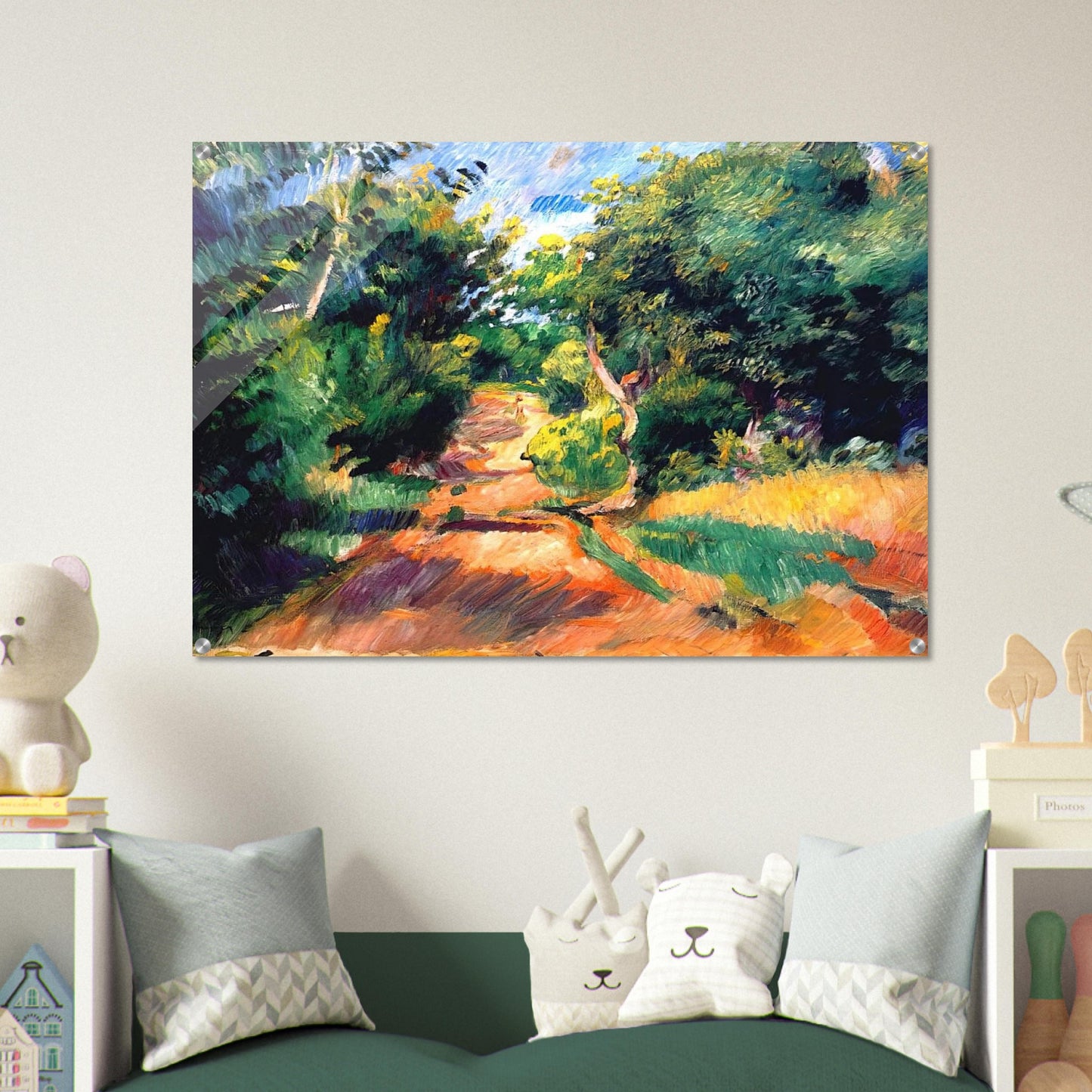 Landscape Near Varengeville - Pierre-Auguste Renoir Acrylic Print - 70x100 cm / 28x40″ inches