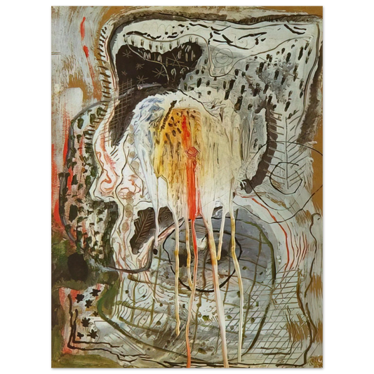 Salvador Dali - NUDE WOMAN IN AN ARMCHAIR Fine Art Poster - Default Title