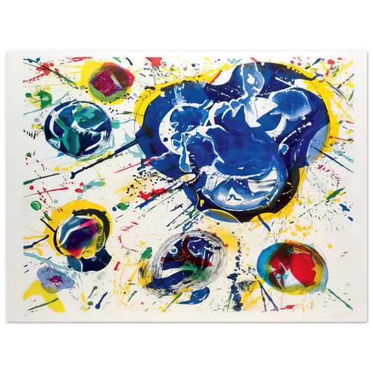 Sam Francis - Untitled I  L I 87  Fine Art Poster - Default Title