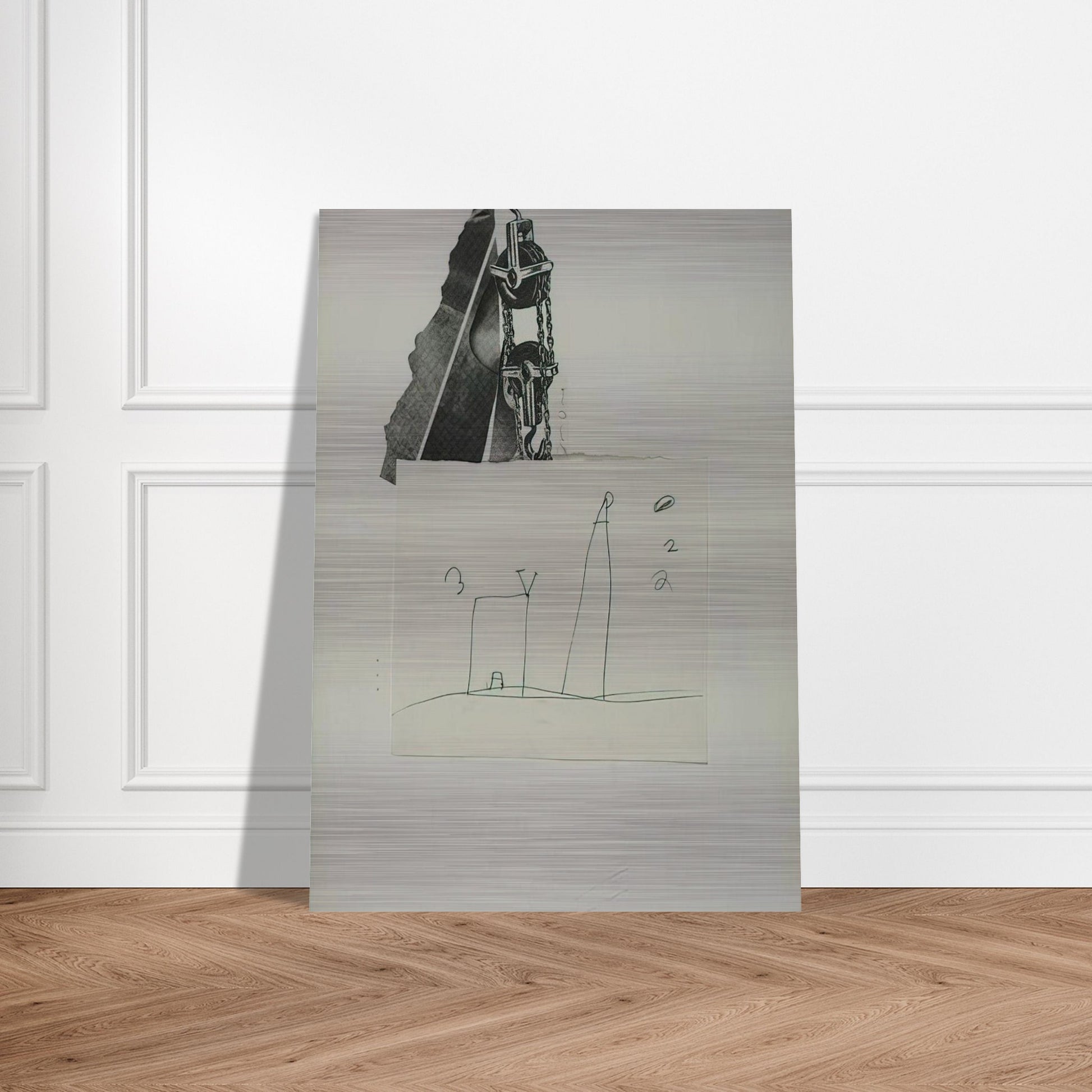 TOOL BOX 5 1966 - Jim Dine Brushed Aluminum Print - 70x100 cm / 28x40 inches | Jim Dine Aluminum Print | Jim Dine Prints