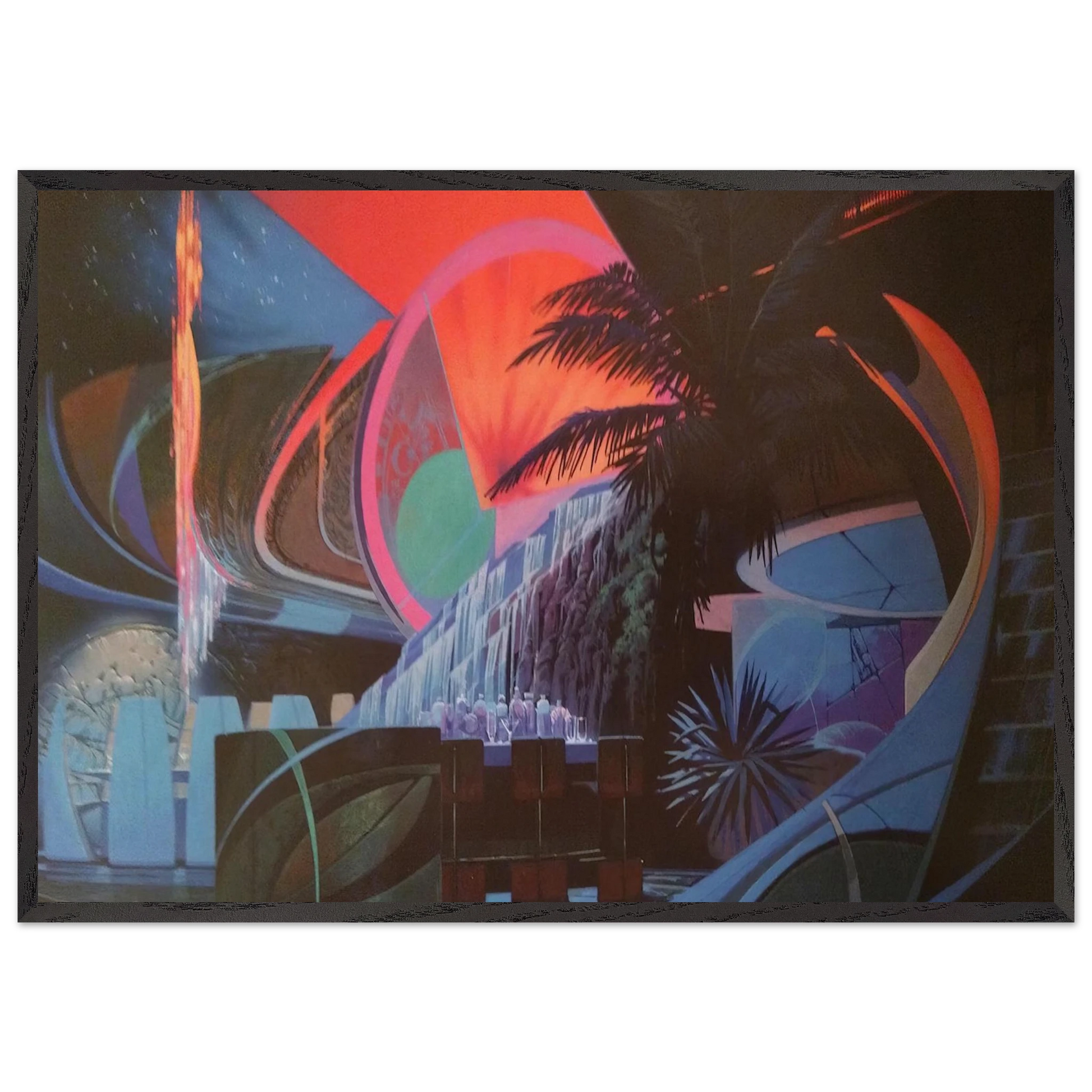 Syd Mead N11 - Syd Mead Framed Art Print – Black Wooden Frame - Default Title - -Framed Art Print