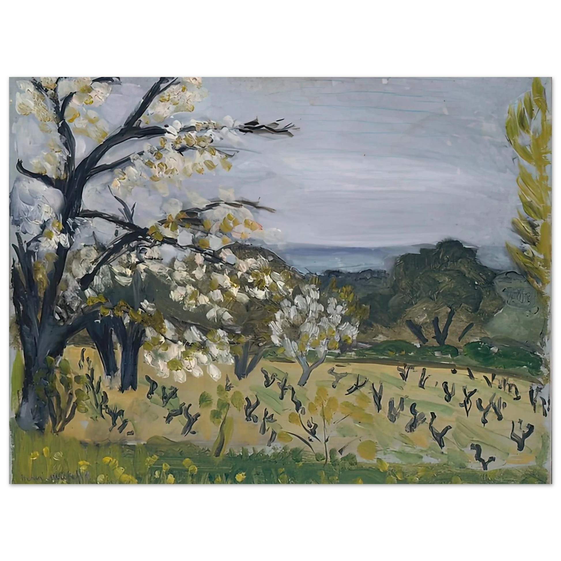 Henri Matisse - LANDSCAPE NICE 1919 Fine Art Poster - Default Title