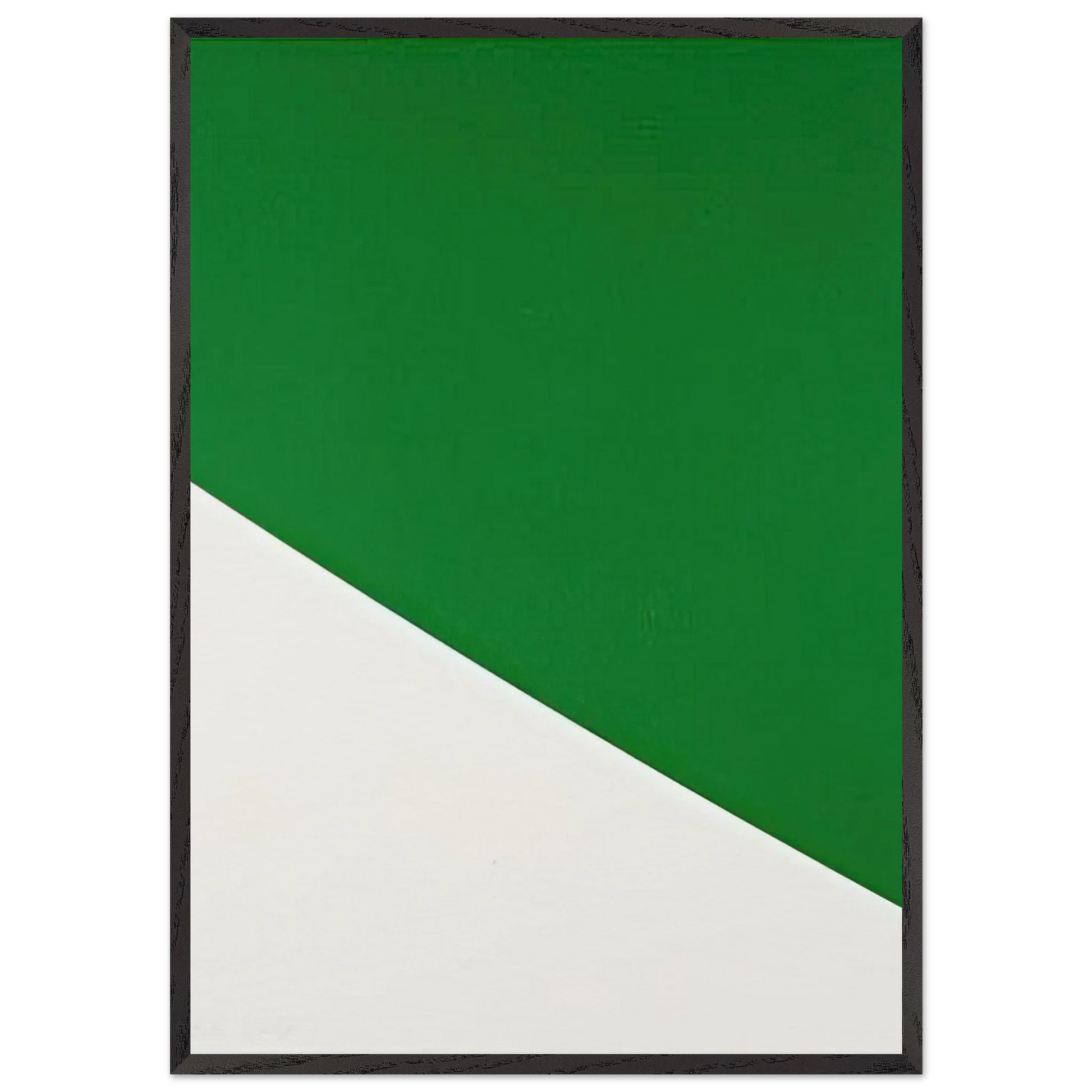 Green Curve - Ellsworth Kelly Framed Art Print – Black Wooden Frame - Default Title - -Framed Art Print