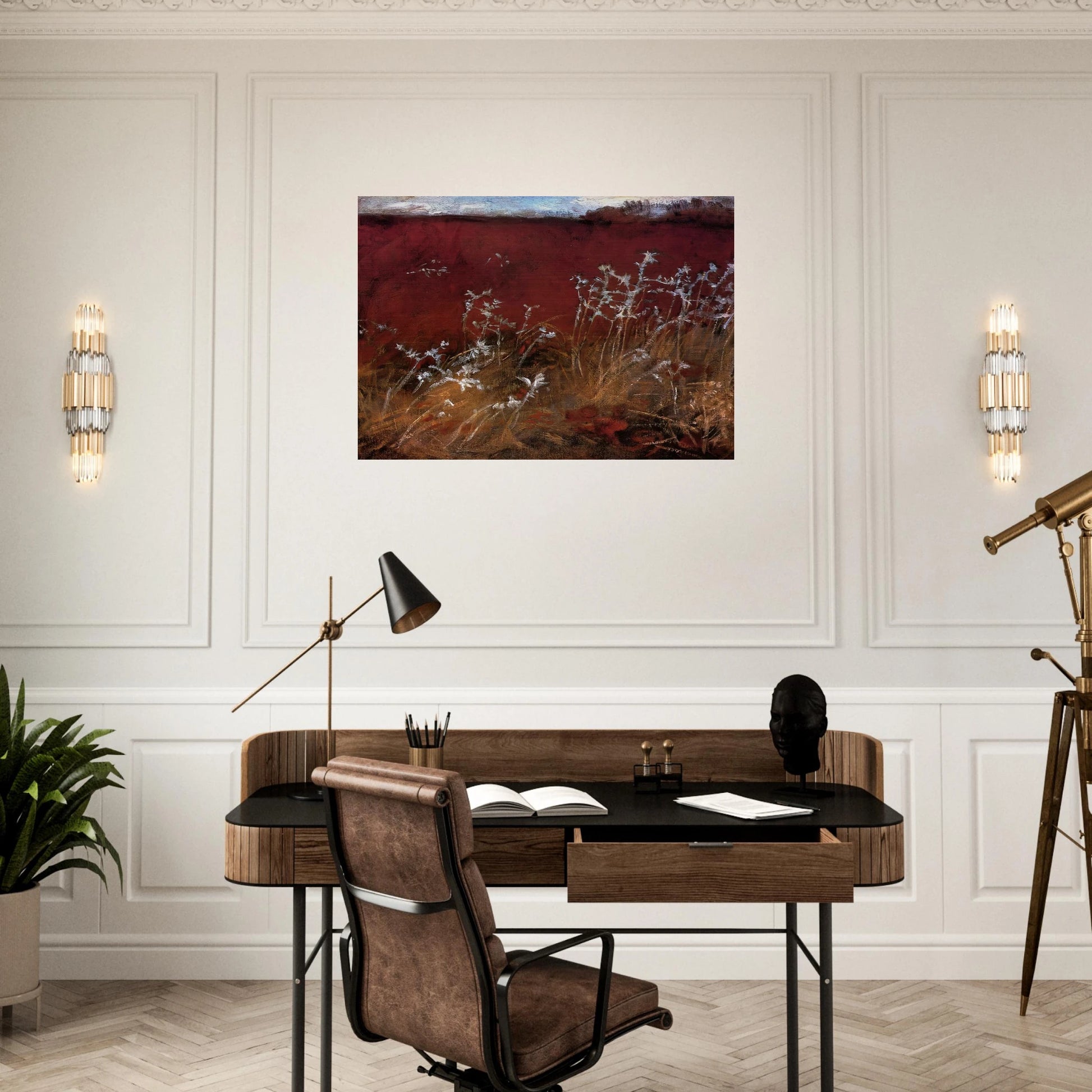 Thistles - John Singer Sargent Brushed Aluminum Print - 70x100 cm / 28x40 inches | John Singer Sargent Aluminum Print | John Singer Sargent Prints
