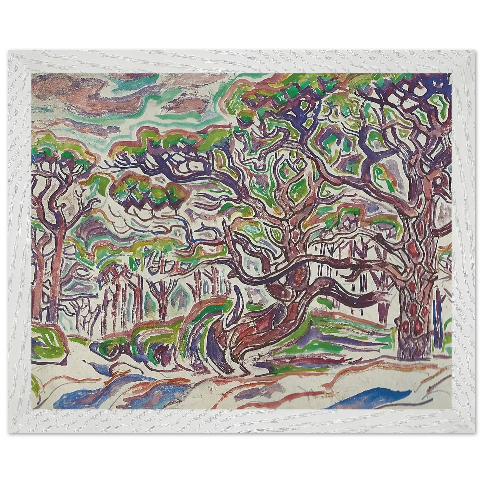 Walter Inglis Anderson - Walter Anderson Wall art - 30x40 cm / 12x16 Inches - Premium Wooden Framed Poster With Fine Art Paper - Wood frame