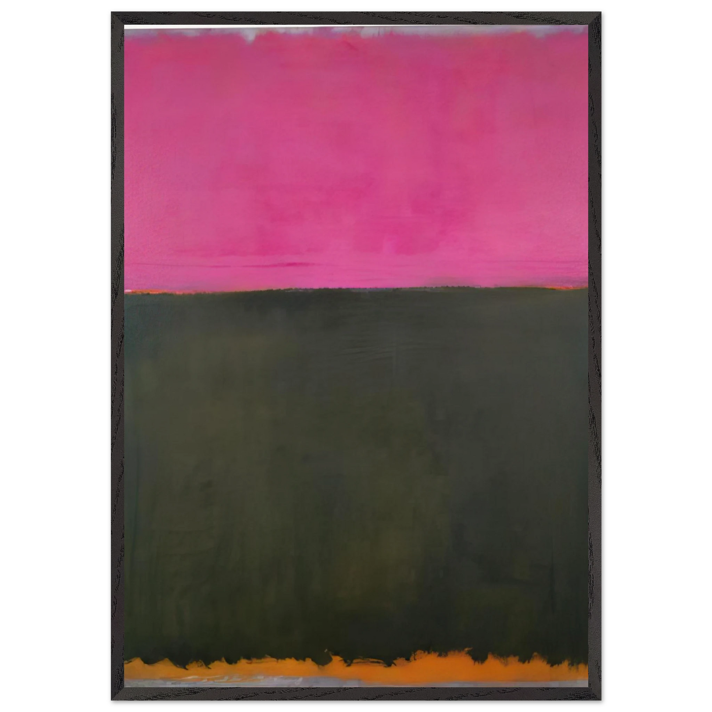 Untitled - 1953 N1 - Mark Rothko Framed Art Print – Black Wooden Frame - Default Title - -Framed Art Print