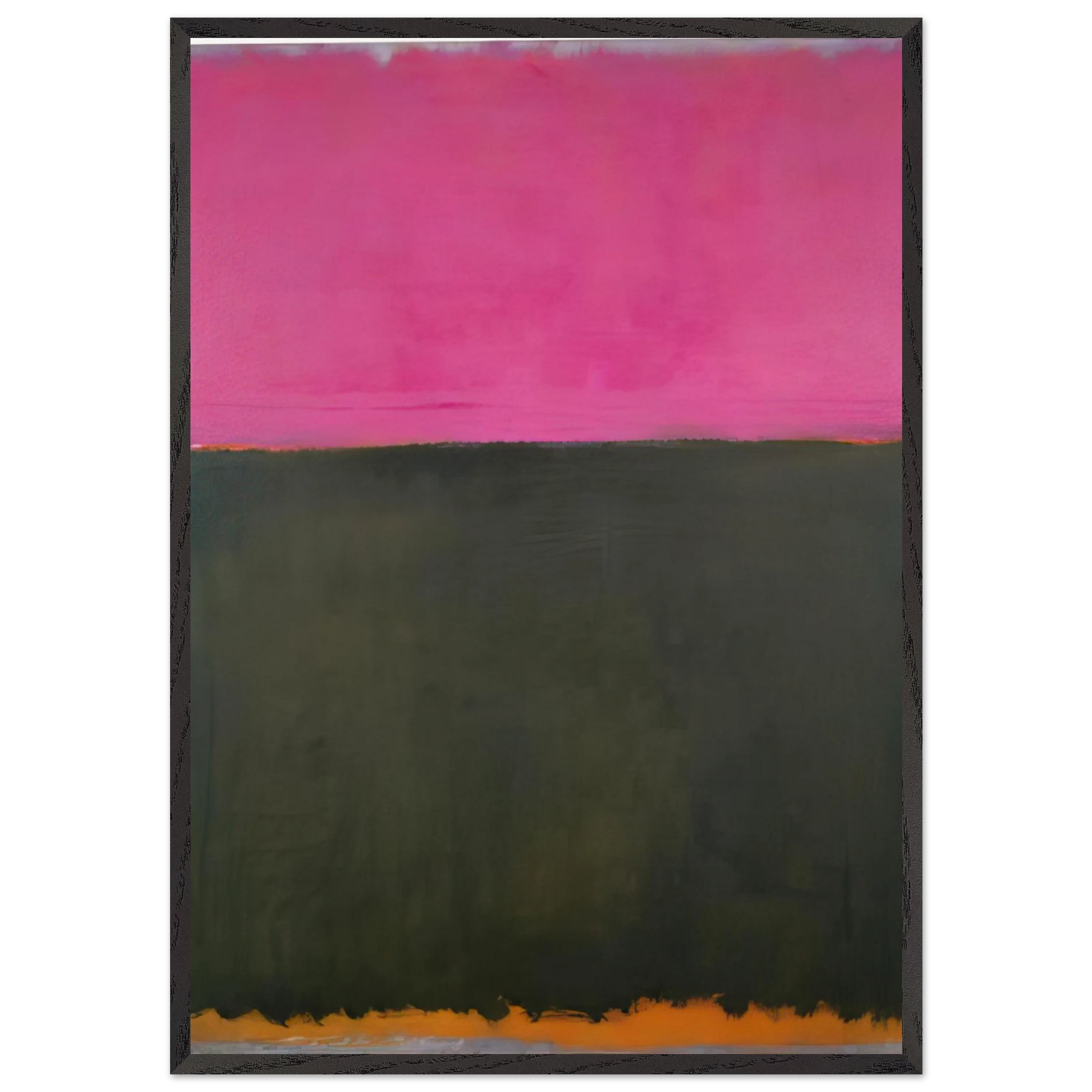 Untitled - 1953 N1 - Mark Rothko Framed Art Print – Black Wooden Frame - Default Title - -Framed Art Print