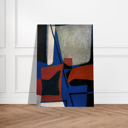 ABSTRACT COMPOSITION 1955 - Enrico Prampolini Brushed Aluminum Print - 70x100 cm / 28x40 inches | Enrico Prampolini Aluminum Print | Enrico Prampolini Prints