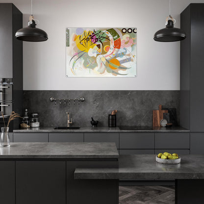 DOMINANT CURVE 1936 - Wassily Kandinsky Acrylic Print - 70x100 cm / 28x40″ inches | Wassily Kandinsky Wall Art | Wassily Kandinsky Prints