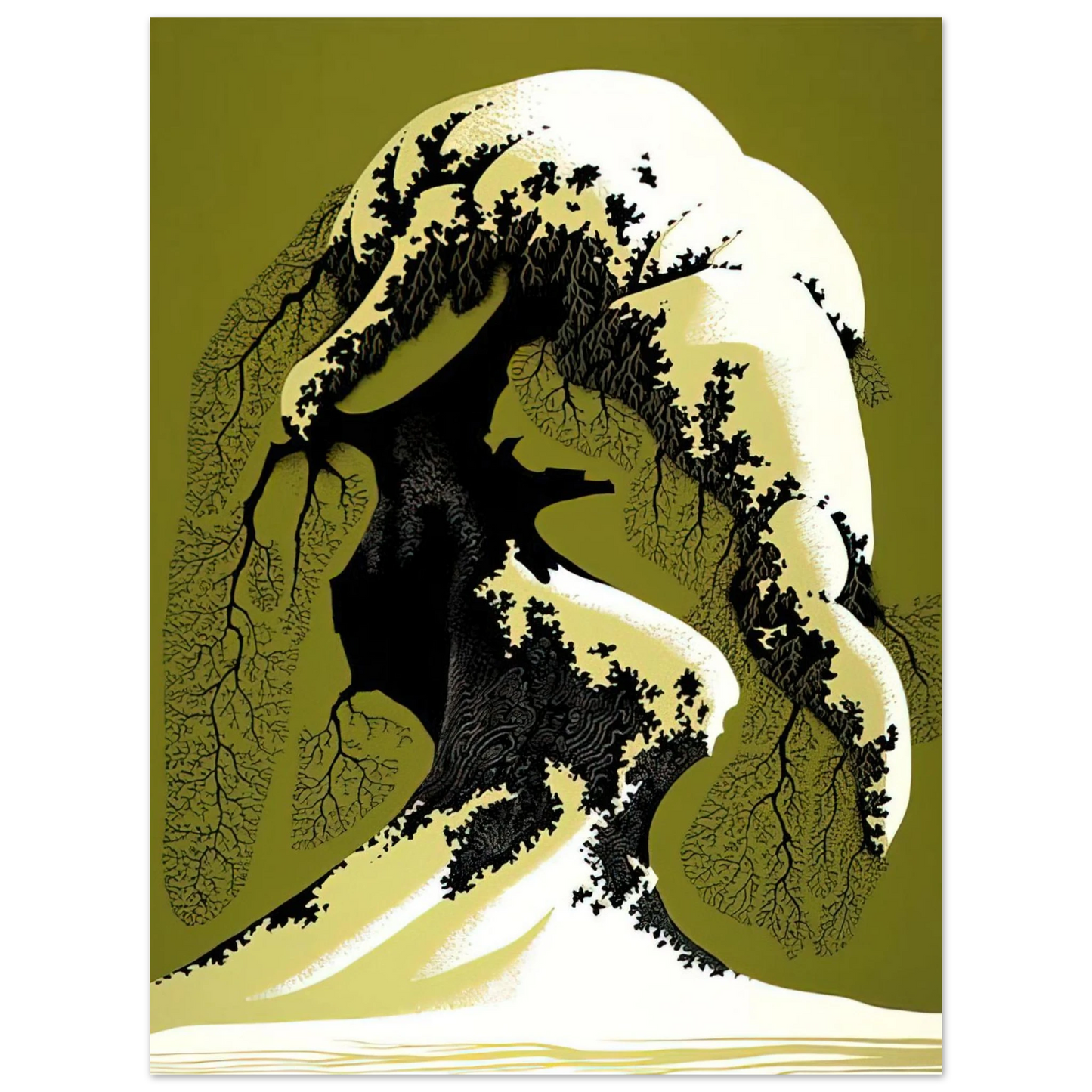 Eyvind Earle - Snow Laden Fine Art Poster - Default Title