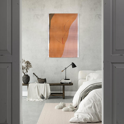 Sanguine Mood - 1971 - Helen Frankenthaler Brushed Aluminum Print - 70x100 cm / 28x40 inches | Helen Frankenthaler Aluminum Print | Helen Frankenthaler Prints