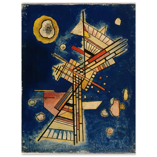 Wassily Kandinsky - DARK FRESHNESS 1927 Fine Art Poster - Default Title