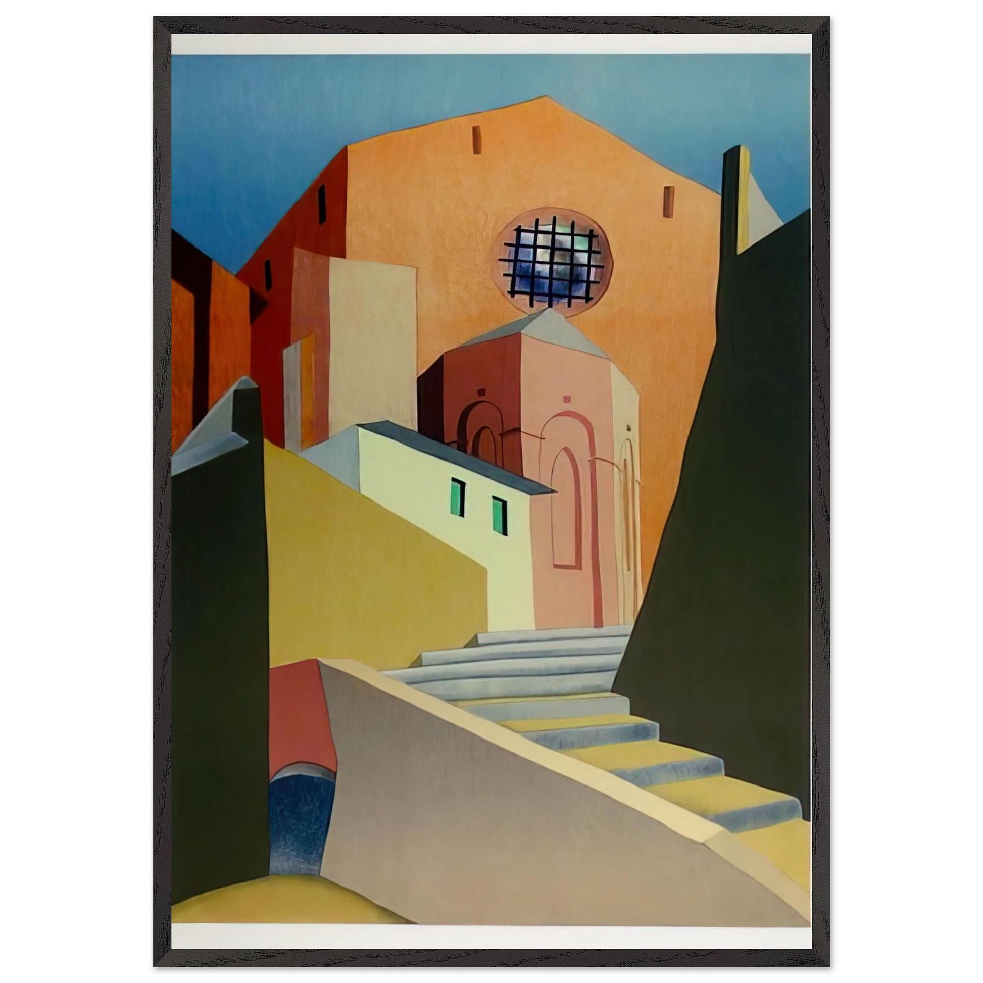 Sienna - 1979 - Clarence Holbrook Carter Framed Art Print – Black Wooden Frame - Default Title - -Framed Art Print