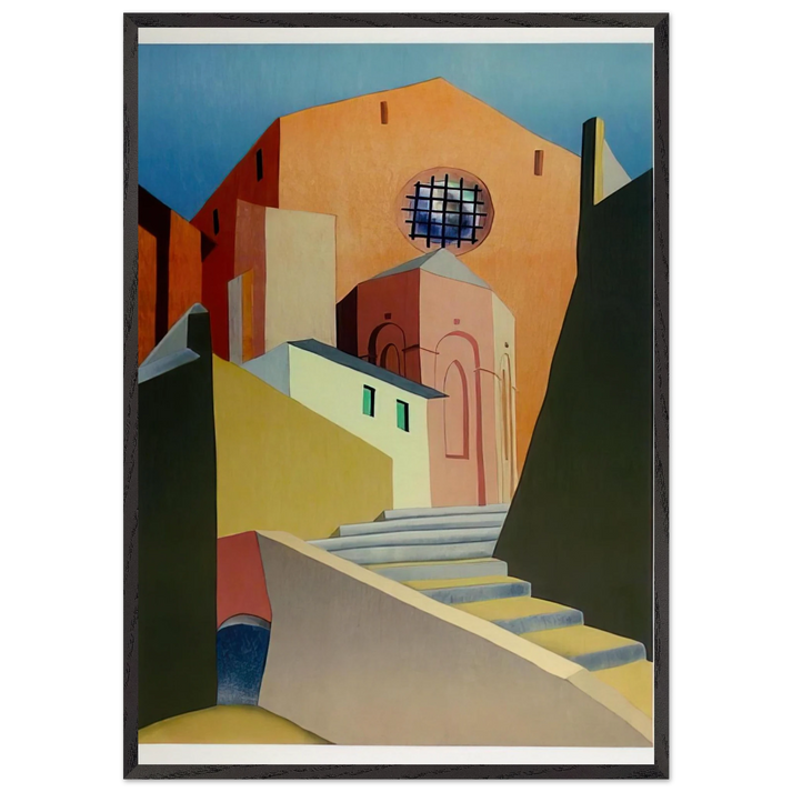 Sienna - 1979 - Clarence Holbrook Carter 70x100 cm / 28x40 inches Framed Art Print – Black Wooden Frame