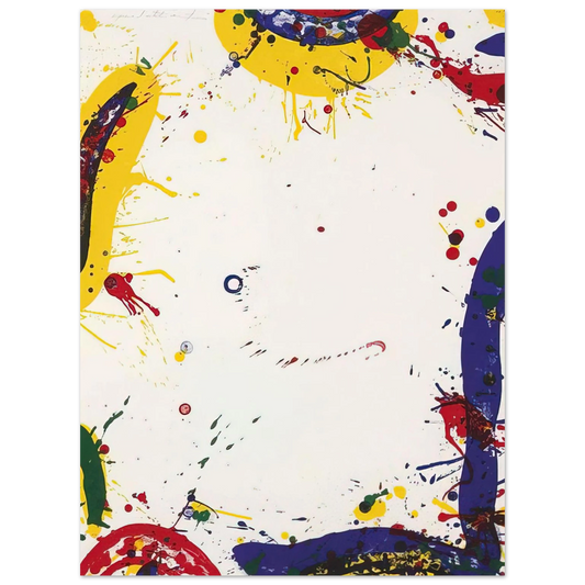 Sam Francis - Upper Yellow II  Lembark L73  Fine Art Poster - Default Title