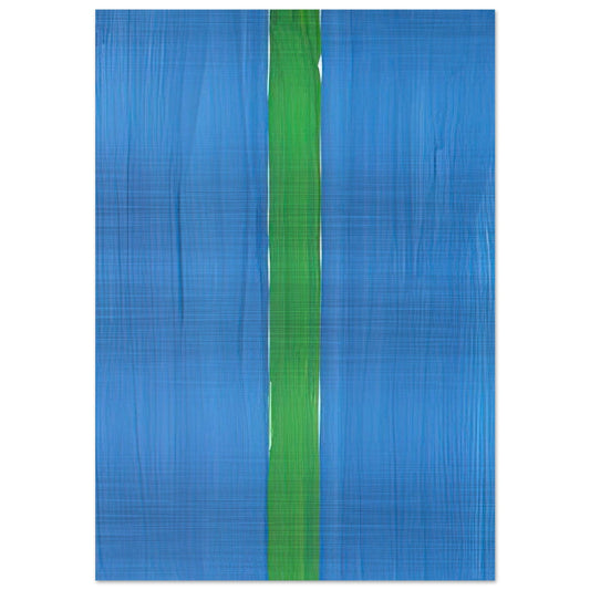 Composition bleue et verte - 1988 - Gunther Forg Brushed Aluminum Print - 70x100 cm / 28x40 inches | Gunther Forg Aluminum Print | Gunther Forg Prints