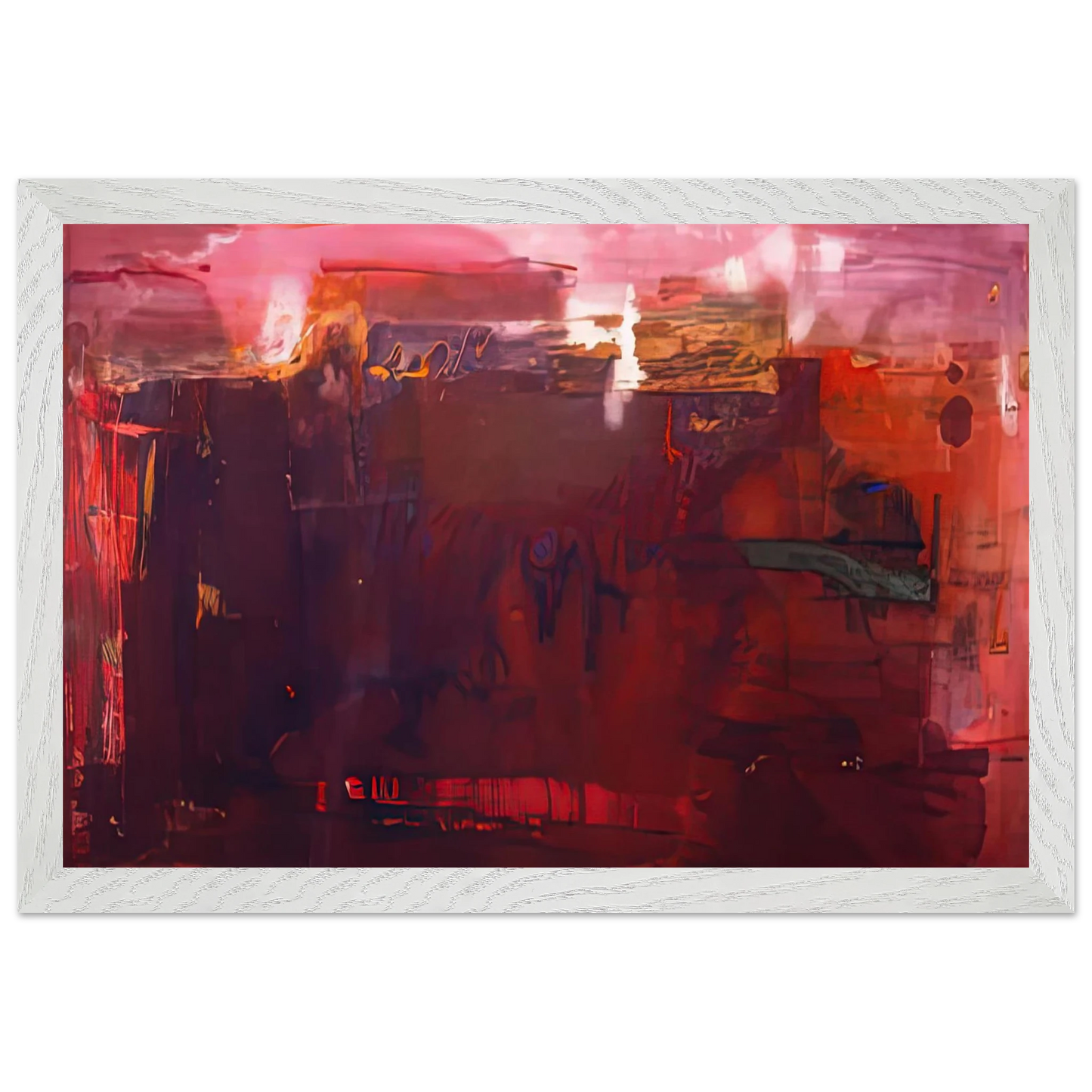 Helen Frankenthaler - Carousel, 1979- Wall Art - 21x29.7 cm / 8x12" - Premium Wooden Framed Poster With Fine Art Paper - Wood frame