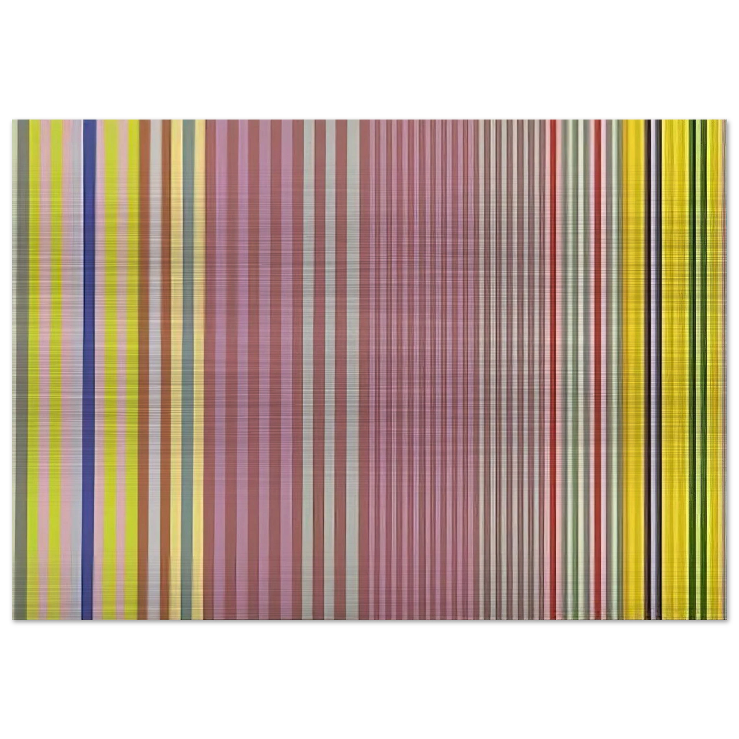 Halifax - 1969 - Gene Davis Brushed Aluminum Print - 70x100 cm / 28x40 inches | Gene Davis Aluminum Print | Gene Davis Prints