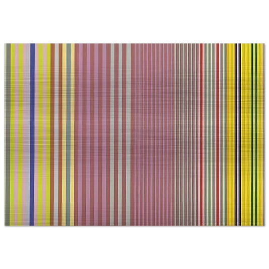 Halifax - 1969 - Gene Davis Brushed Aluminum Print - 70x100 cm / 28x40 inches | Gene Davis Aluminum Print | Gene Davis Prints