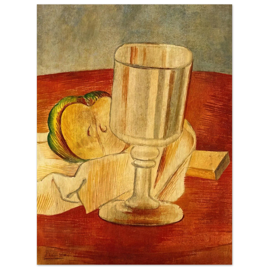 Pablo Picasso - Still life with Gobleet - 1914 Fine Art Poster - Default Title