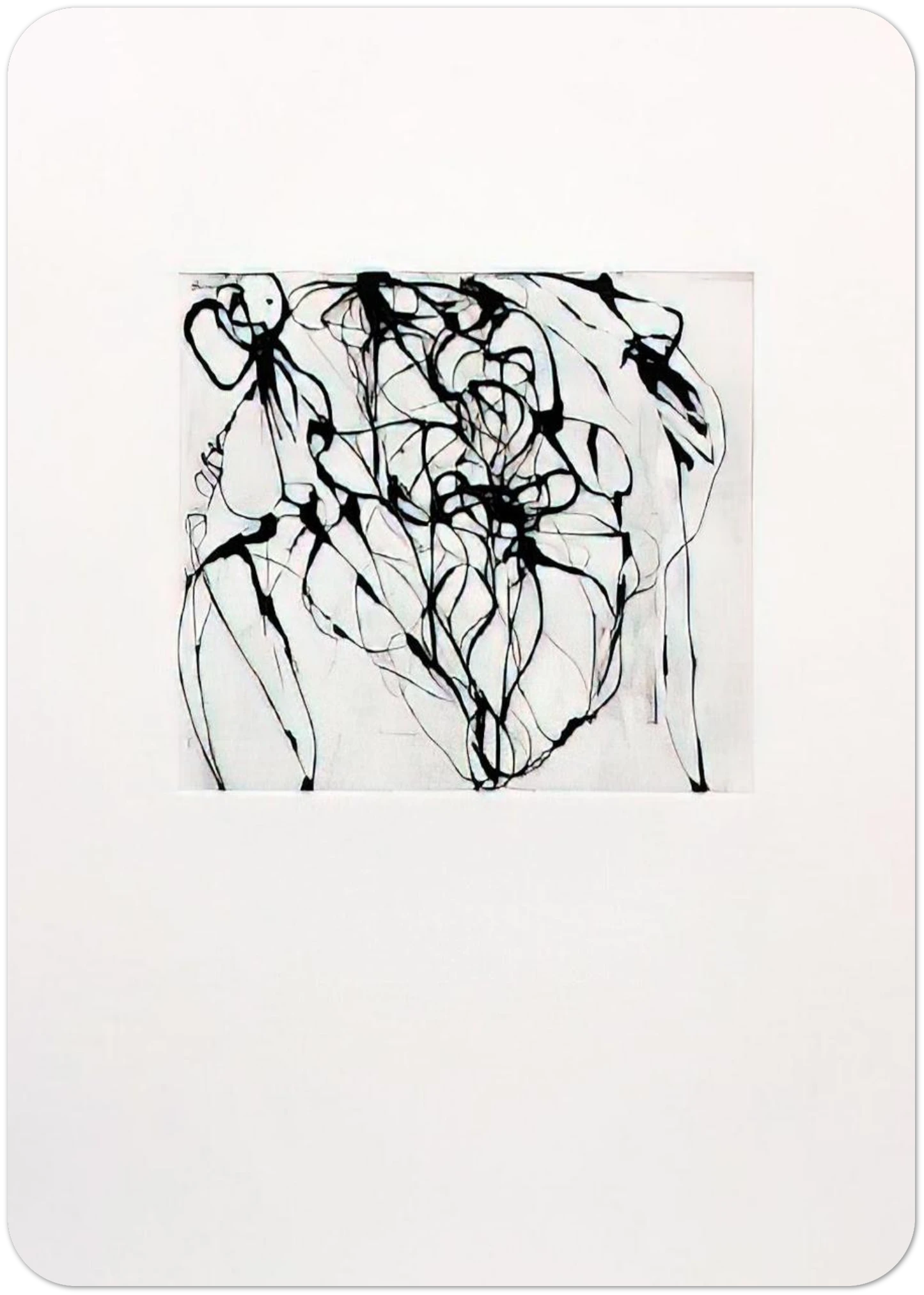 After Botticelli 3 - 1994 By Brice Marden Pack of 10 Post Cards | Brice Marden Post Cards | A6 (10.5 x 14.8 cm) - 4.1 x 5.8 inches