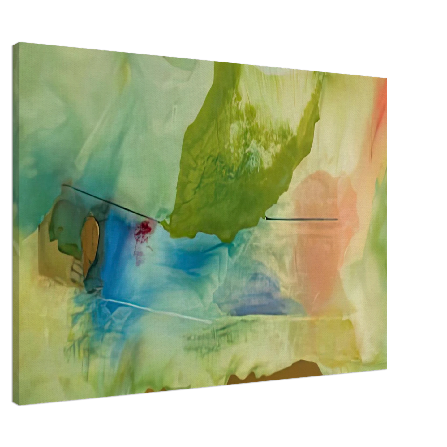 Helen Frankenthaler - Hint from Bassano, 1973- Wall Art - 60x80 cm / 24x32 inches - Fine Art Poster - -
