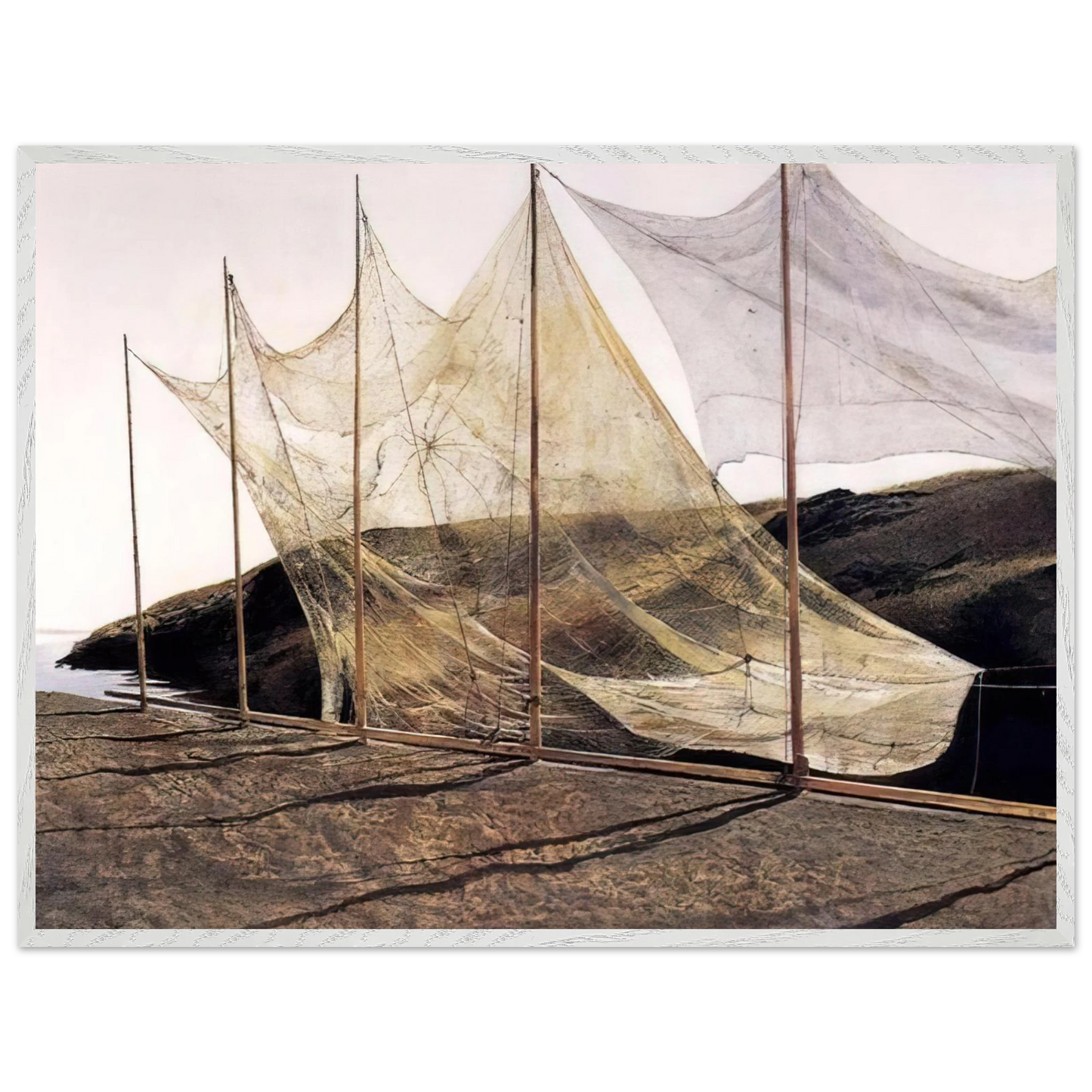 Andrew Wyeth - PENTECOST 1989 Wall Art - 60x80 cm / 24x32 inches - Fine Art Poster - -