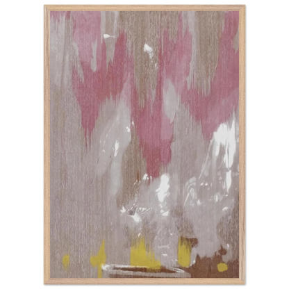 Helen Frankenthaler - Tales of Genji IV - 1998 Wall art - 50x70 cm / 20x28 inches - Premium Wooden Framed Poster With Fine Art Paper - Wood frame