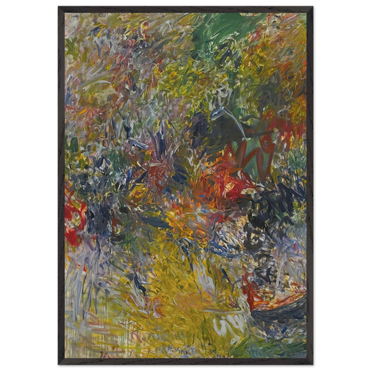 ROSELAND 1959 - Milton Resnick Framed Art Print – Black Wooden Frame - Default Title - -Framed Art Print