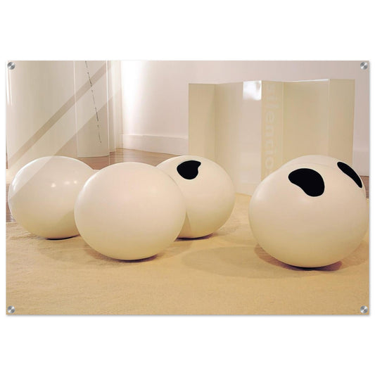 Balls - 2001 - Lygia Pape Acrylic Print - 70x100 cm / 28x40″ inches | Lygia Pape Wall Art | Lygia Pape Prints