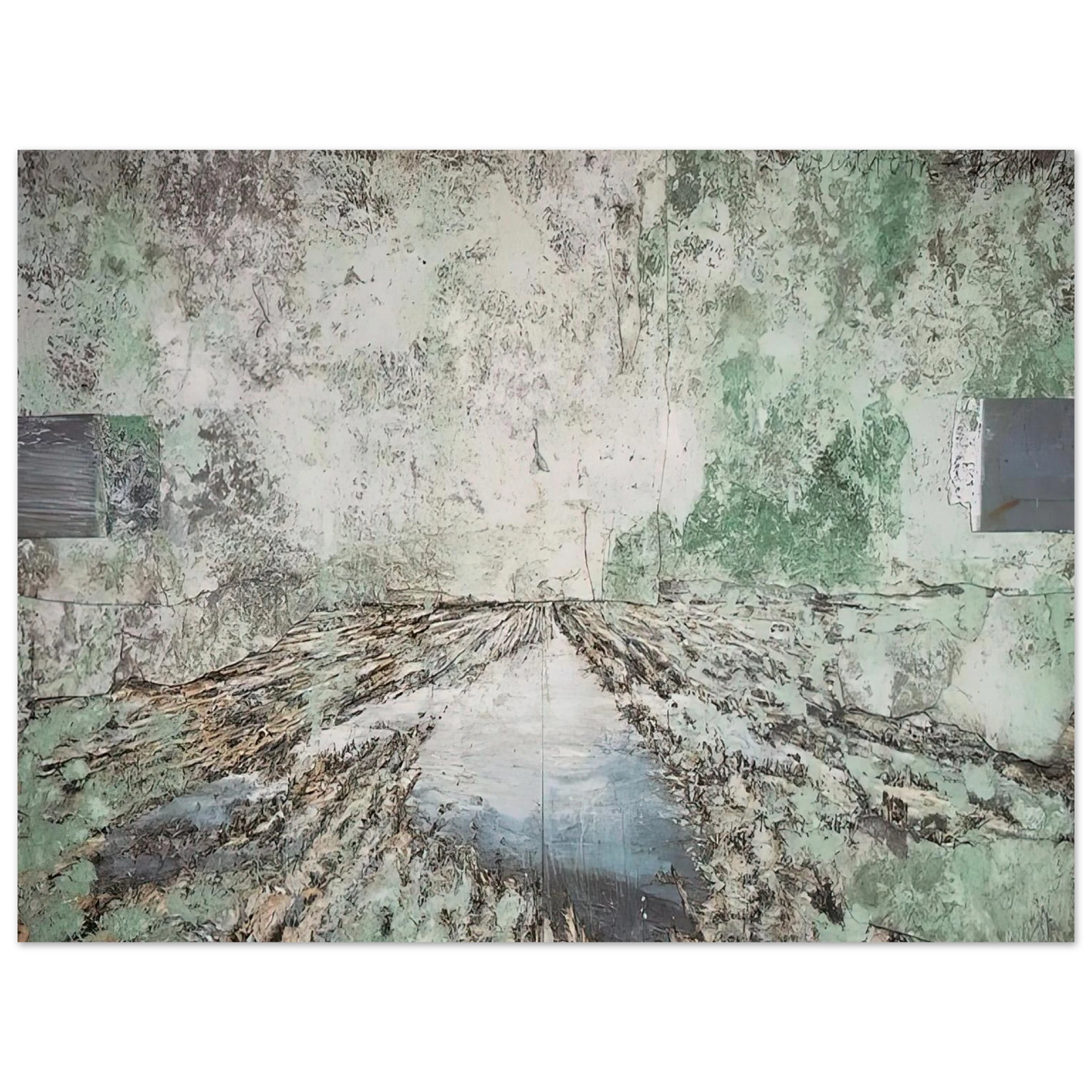 Anselm Kiefer - THE LAND OF THE TWO RIVERS ZWEISTROMLAND 1995 Fine Art Poster - Default Title