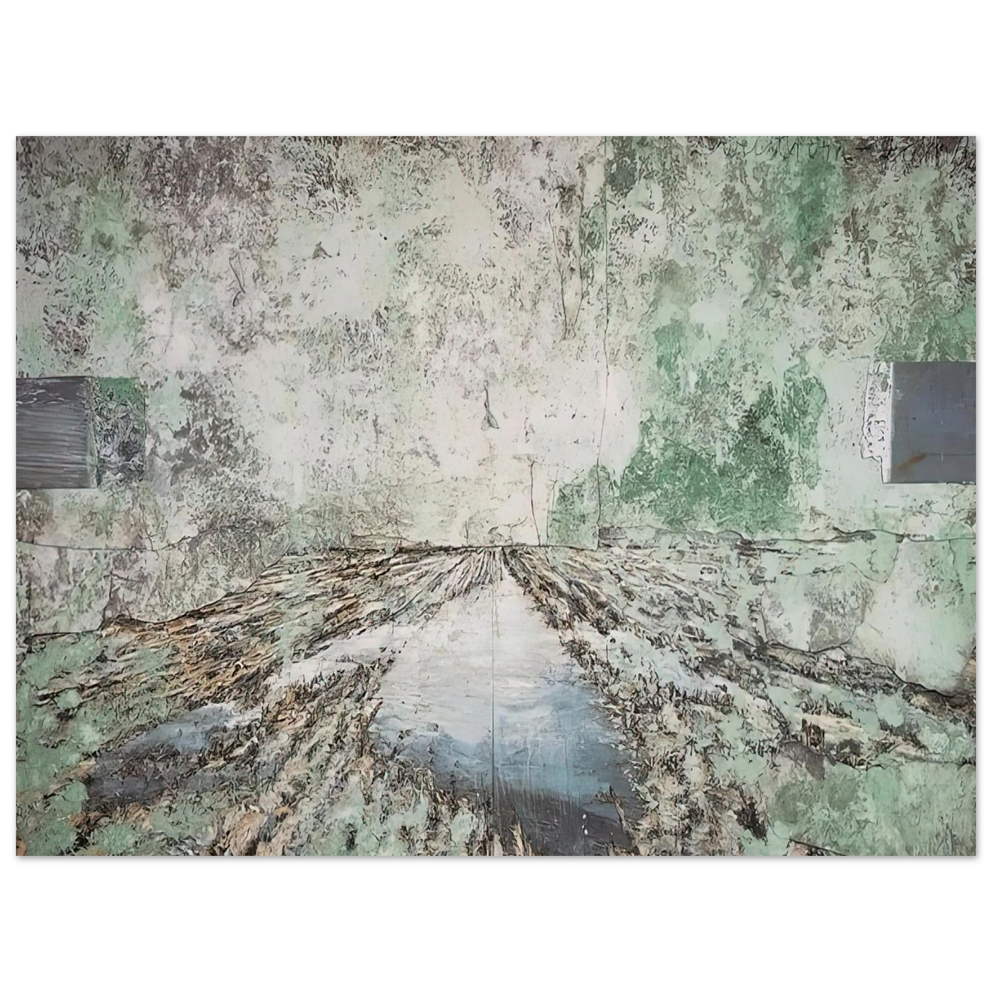 Anselm Kiefer - THE LAND OF THE TWO RIVERS ZWEISTROMLAND 1995 Fine Art Poster - Default Title