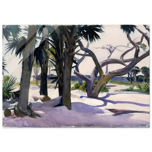 Folly Beach, Charleston, South Carolina - Edward Hopper Acrylic Print - 70x100 cm / 28x40″ inches | Edward Hopper Wall Art | Edward Hopper Prints