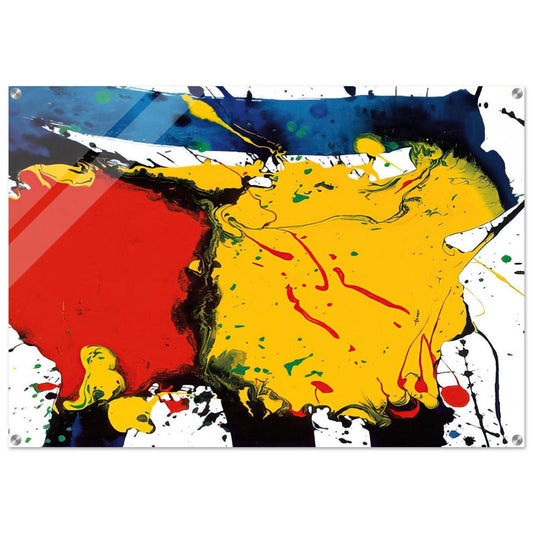 Untitled  SFP94-109  SFF 1757  - Sam Francis Acrylic Print - 70x100 cm / 28x40″ inches