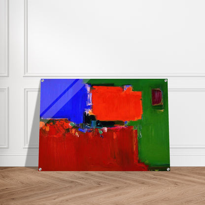 Indian Summer - Hans Hofmann Acrylic Print - 70x100 cm / 28x40″ inches | Hans Hofmann Wall Art | Hans Hofmann Prints
