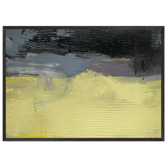 Sandstorm 1992- - Helen Frankenthaler Framed Art Print – Black Wooden Frame - Default Title - -Framed Art Print