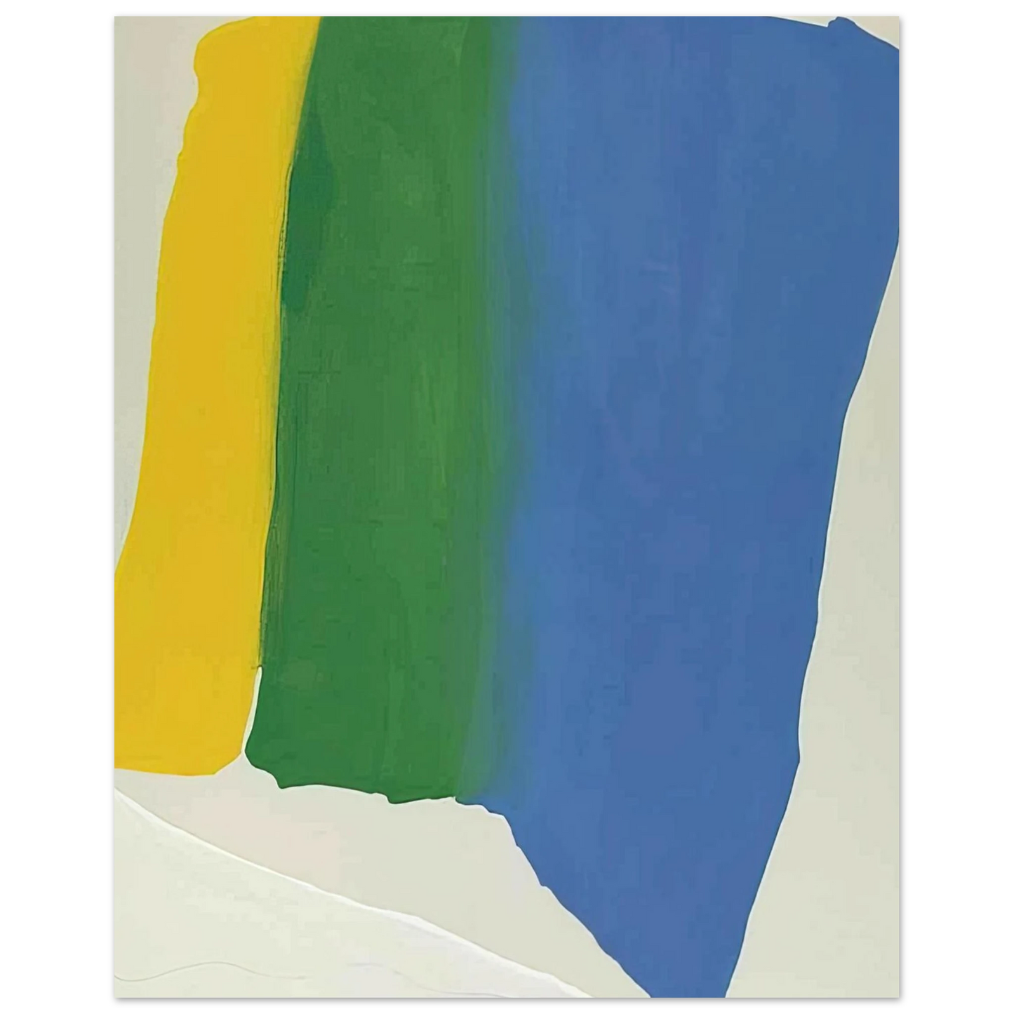 Helen Frankenthaler - Summer Insignia - 1969 Wall art - 30x45 cm / 12x18 inches - Fine Art Poster - -