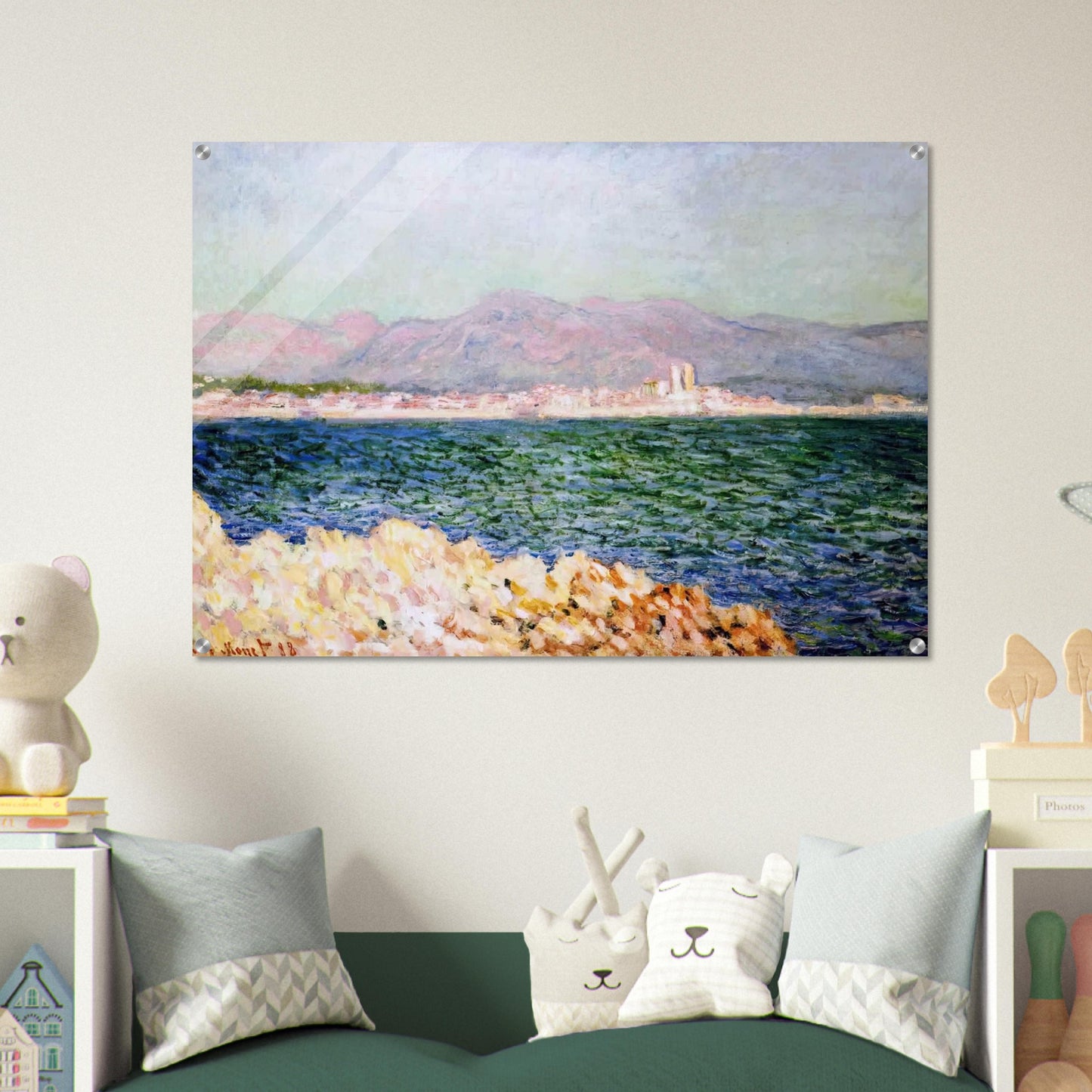 The Gulf of Antibes - claude monet Acrylic Print - 70x100 cm / 28x40″ inches