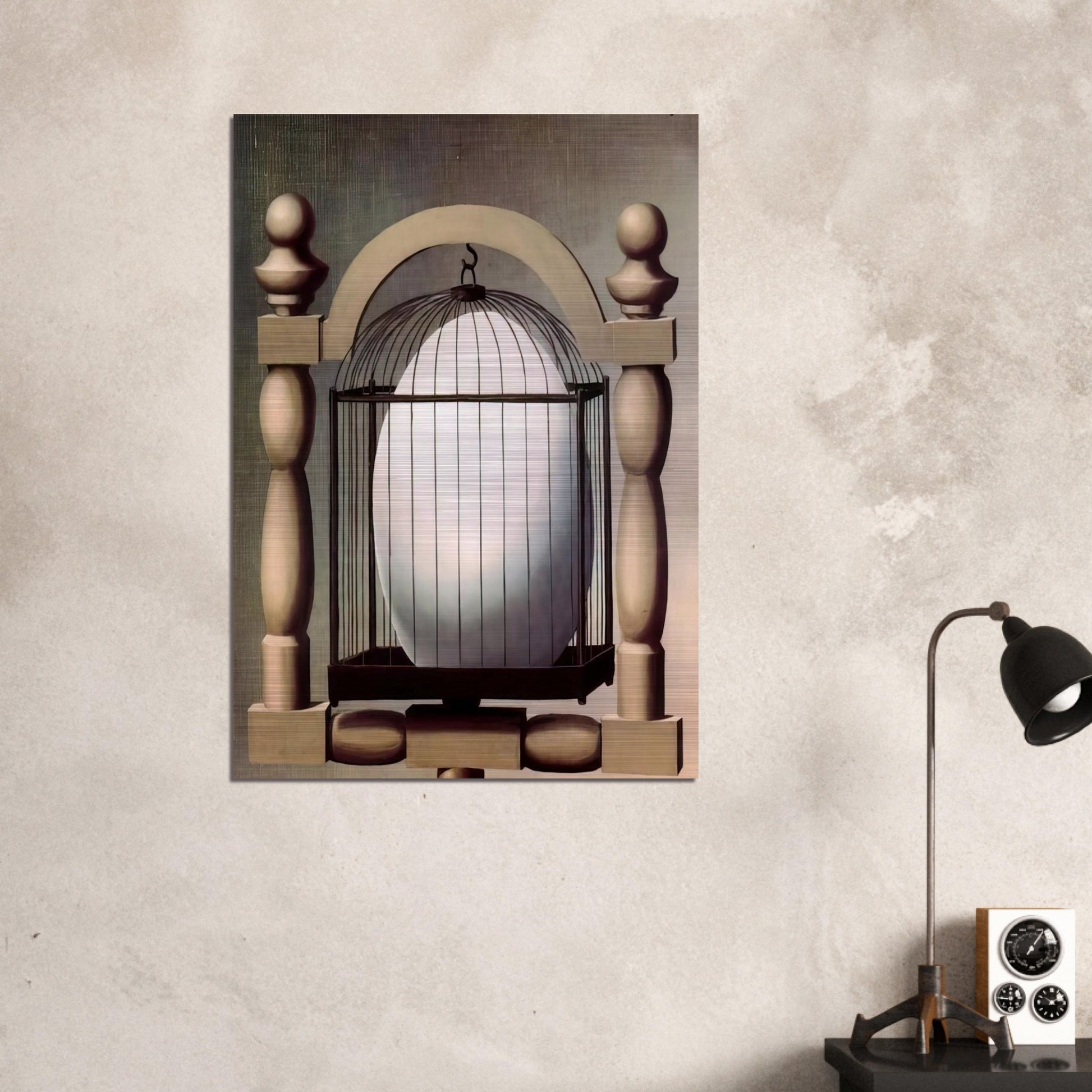 ELECTIVE AFFINITIES 1933 - Rene Magritte Brushed Aluminum Print - 70x100 cm / 28x40 inches | Rene Magritte Aluminum Print | Rene Magritte Prints